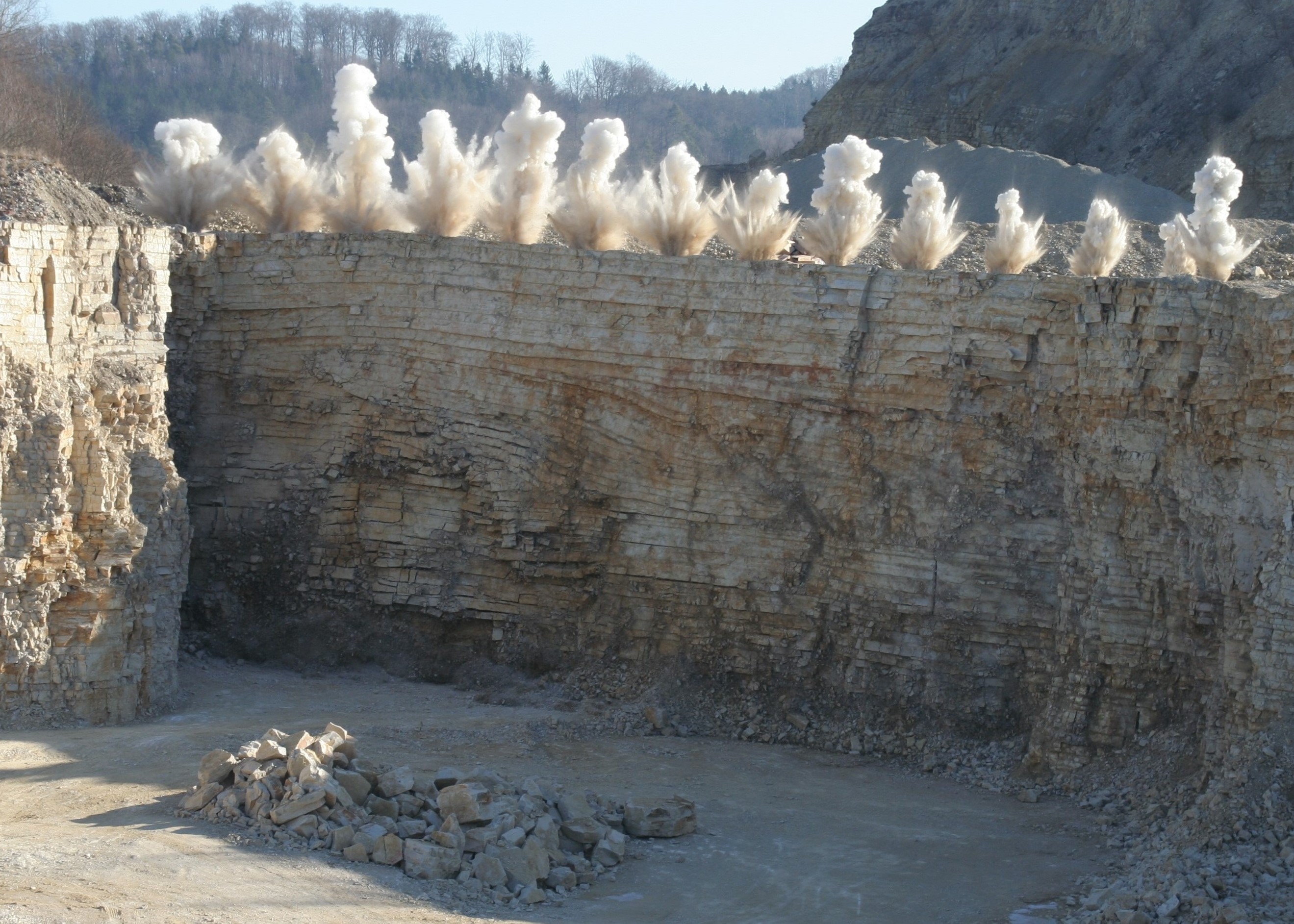 Sprengung SWS Hintergrund